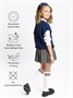 Жилет для девочки Amarobaby KNIT, синий AB-OD21-KNIT10/20-122