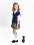 Жилет для девочки Amarobaby KNIT, синий AB-OD21-KNIT10/20-122