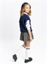 Жилет для девочки Amarobaby KNIT, синий AB-OD21-KNIT10/20-122