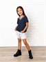 Жилет для девочки Amarobaby KNIT, синий AB-OD21-KNIT10/20-122
