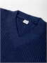 Жилет для девочки Amarobaby KNIT, синий AB-OD21-KNIT10/20-122