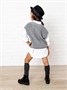 Жилет для девочки Amarobaby KNIT, серый AB-OD21-KNIT10/11-122