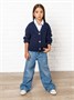 Кардиган детский Amarobaby KNIT, синий AB-OD21-KNIT19/20-122