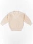 Свитер для девочки Amarobaby KNIT, молочный AB-OD21-KNIT2601/33-122
