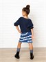 Свитер для девочки Amarobaby KNIT, синий AB-OD21-KNIT2601/20-122