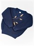 Свитер для девочки Amarobaby KNIT, синий AB-OD21-KNIT2601/20-122