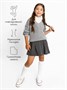 Свитер для девочки Amarobaby KNIT, серый AB-OD21-KNIT2601/11-122
