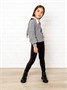Свитер для девочки Amarobaby KNIT, серый AB-OD21-KNIT2601/11-122