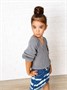 Свитер для девочки Amarobaby KNIT, серый AB-OD21-KNIT2601/11-122