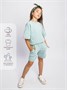 Костюм детский Amarobaby JUMP (футболка,шорты), мятный AB-OD21-JUMP2201/32-92