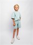 Костюм детский Amarobaby JUMP (футболка,шорты), мятный AB-OD21-JUMP2201/32-92