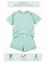 Костюм детский Amarobaby JUMP (футболка,шорты), мятный AB-OD21-JUMP2201/32-92