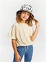 Костюм детский Amarobaby JUMP (футболка,брюки), кремовый/синий AB-OD21-JUMP22/0220-92