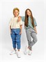 Костюм детский Amarobaby JUMP (футболка,брюки), кремовый/синий AB-OD21-JUMP22/0220-92