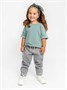 Костюм детский Amarobaby JUMP (футболка,брюки), мятный/серый AB-OD21-JUMP22/3211-92