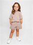Костюм детский Amarobaby JUMP (футболка,шорты), бежевый AB-OD21-JUMP2201/03-92