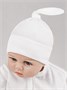 Чепчик (шапочка) детская AMAROBABY Fashion gnome, молочный AB-OD22-NE16FG1/33-38