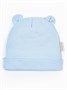 Чепчик (шапочка) детская AMAROBABY Fashion bear, голубой AB-OD22-NE16FBe1/19-38