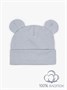 Чепчик (шапочка) детская AMAROBABY Nature essence bear, серый AB-OD22-NE16Be1/11-38