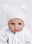 Чепчик (шапочка) детская AMAROBABY Nature essence bear, молочный AB-OD22-NE16Be1/33-38