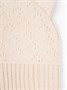 Шапка детская вязаная Amarobaby Pure Love Kitten, молочный, с подкладом AB-OD22-PLK16/33-38