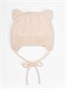 Шапка детская вязаная Amarobaby Pure Love Kitten, молочный, с подкладом AB-OD22-PLK16/33-38