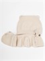 Шапка-шлем детская вязаная Amarobaby Pure Love Helmet, молочный, с подкладом AB-OD22-PLH16/33-38