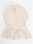 Шапка-шлем детская вязаная Amarobaby Pure Love Helmet, молочный, с подкладом AB-OD22-PLH16/33-38