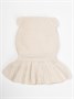 Шапка-шлем детская вязаная Amarobaby Pure Love Helmet, молочный, с подкладом AB-OD22-PLH16/33-38