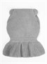 Шапка-шлем детская вязаная Amarobaby Pure Love Helmet, серый, с подкладом AB-OD22-PLH16/11-38