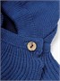 Шапка-шлем детская вязаная Amarobaby Pure Love Helmet, синий, с подкладом AB-OD22-PLH16/20-38