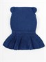 Шапка-шлем детская вязаная Amarobaby Pure Love Helmet, синий, с подкладом AB-OD22-PLH16/20-38