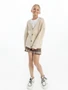 Кардиган детский Amarobaby KNIT, молочный AB-OD21-KNIT19/33-98