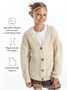 Кардиган детский Amarobaby KNIT, молочный AB-OD21-KNIT19/33-98
