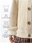 Кардиган детский Amarobaby KNIT, молочный AB-OD21-KNIT19/33-98
