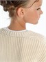 Кардиган детский Amarobaby KNIT, молочный AB-OD21-KNIT19/33-98