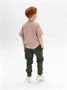 Костюм детский Amarobaby JUMP (футболка,брюки), бежевый/хаки AB-OD21-JUMP22/0326-92