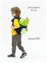 Костюм детский Amarobaby JUMP (футболка,брюки), желтый/серый AB-OD21-JUMP22/0411-92