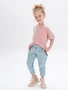 Костюм детский Amarobaby JUMP (футболка,брюки), розовый/мятный AB-OD21-JUMP22/0632-92