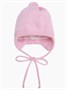 Шапка детская вязаная Amarobaby Pure Love Cutie, розовый, демисезонная, с подкладом AB-OD21-PLС16/06-38