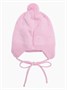 Шапка детская вязаная Amarobaby Pure Love Cutie, розовый, демисезонная, с подкладом AB-OD21-PLС16/06-38