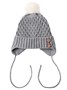 Шапочка детская  Amarobaby Pure Love Wool вязаная, утепленная, серый AB-OD20-PLW16/11-38