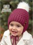 Шапочка детская Amarobaby Pure Love Wool вязаная, утепленная, розовый AB-OD20-PLW16/06-38