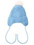 Шапочка детская Amarobaby Pure Love Wool вязаная, утепленная, голубой AB-OD20-PLW16/19-38