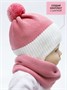 Снуд детский вязаный Amarobaby Pure Love SNOOD, розовый AB-OD21-PLS9/06-0