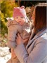 Шапка детская вязаная Amarobaby Pure Love POMPONY, розовый, демисезонная, с подкладом AB-OD21-PLP16/06-38