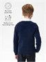 Джемпер для мальчика Amarobaby Pure Love, School, вязаный, синий AB-OD21-PLS2101/20-122