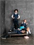 Жилет для мальчика Amarobaby Pure Love, School, вязаный, синий AB-OD21-PLS1001/20-122