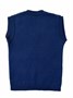 Жилет для мальчика Amarobaby Pure Love, School, вязаный, синий AB-OD21-PLS1001/20-122