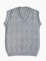 Жилет для мальчика Amarobaby Pure Love, School, вязаный, серый AB-OD21-PLS1001/11-122